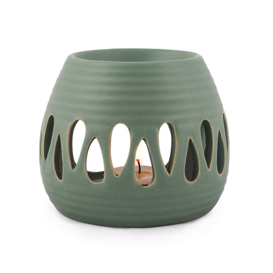 Ceramic Wax Warmer Green | Drops