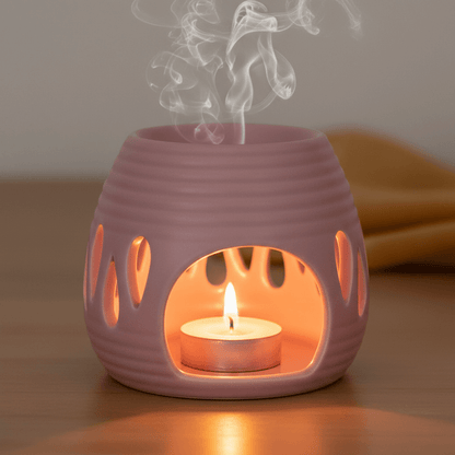 Pink Ceramic Burner | Minimalist Design