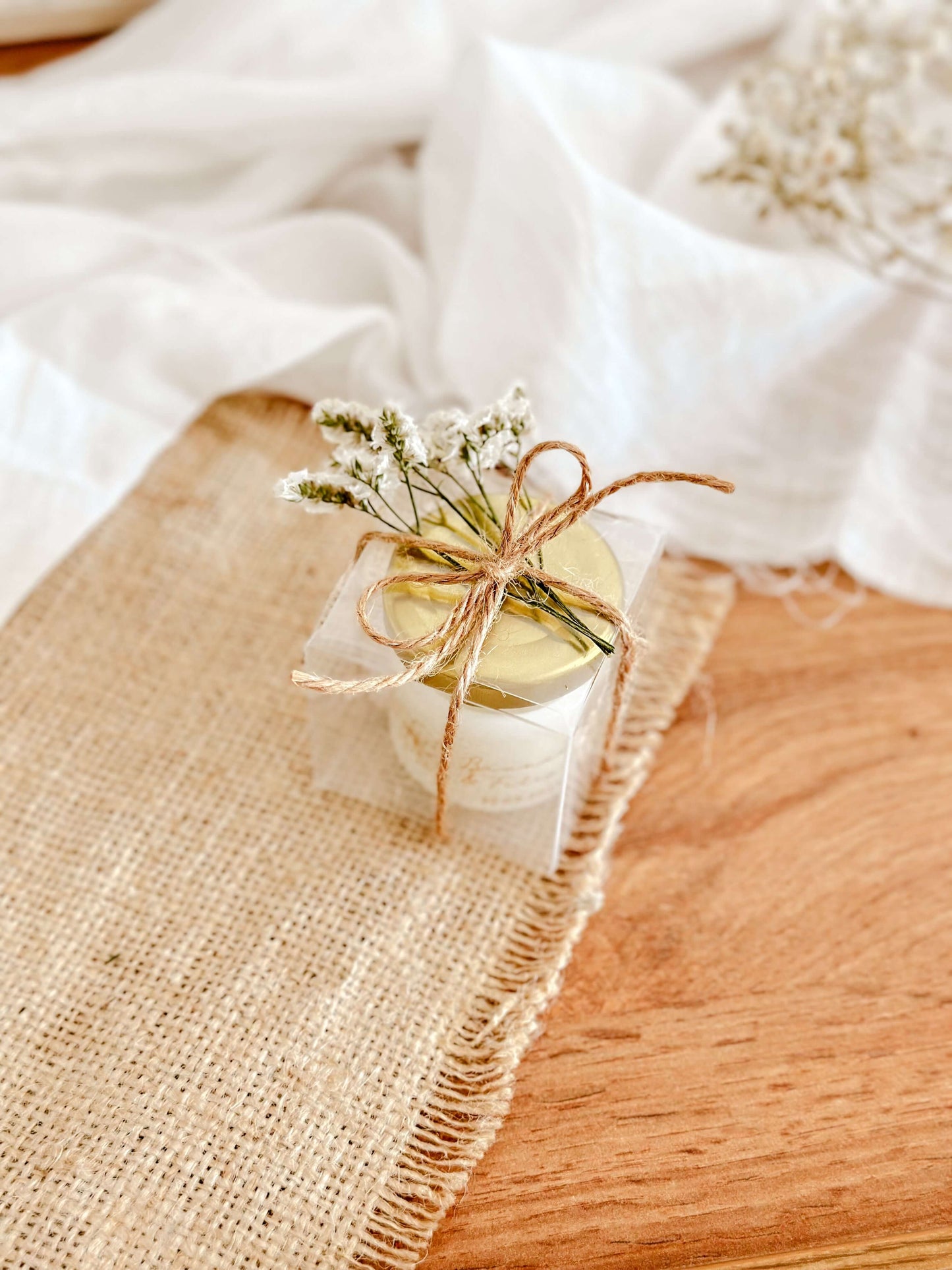 Mini Vela Lembrança Personalizada | Frasco de Vidro 30g | Casamentos, Batizados & Eventos
