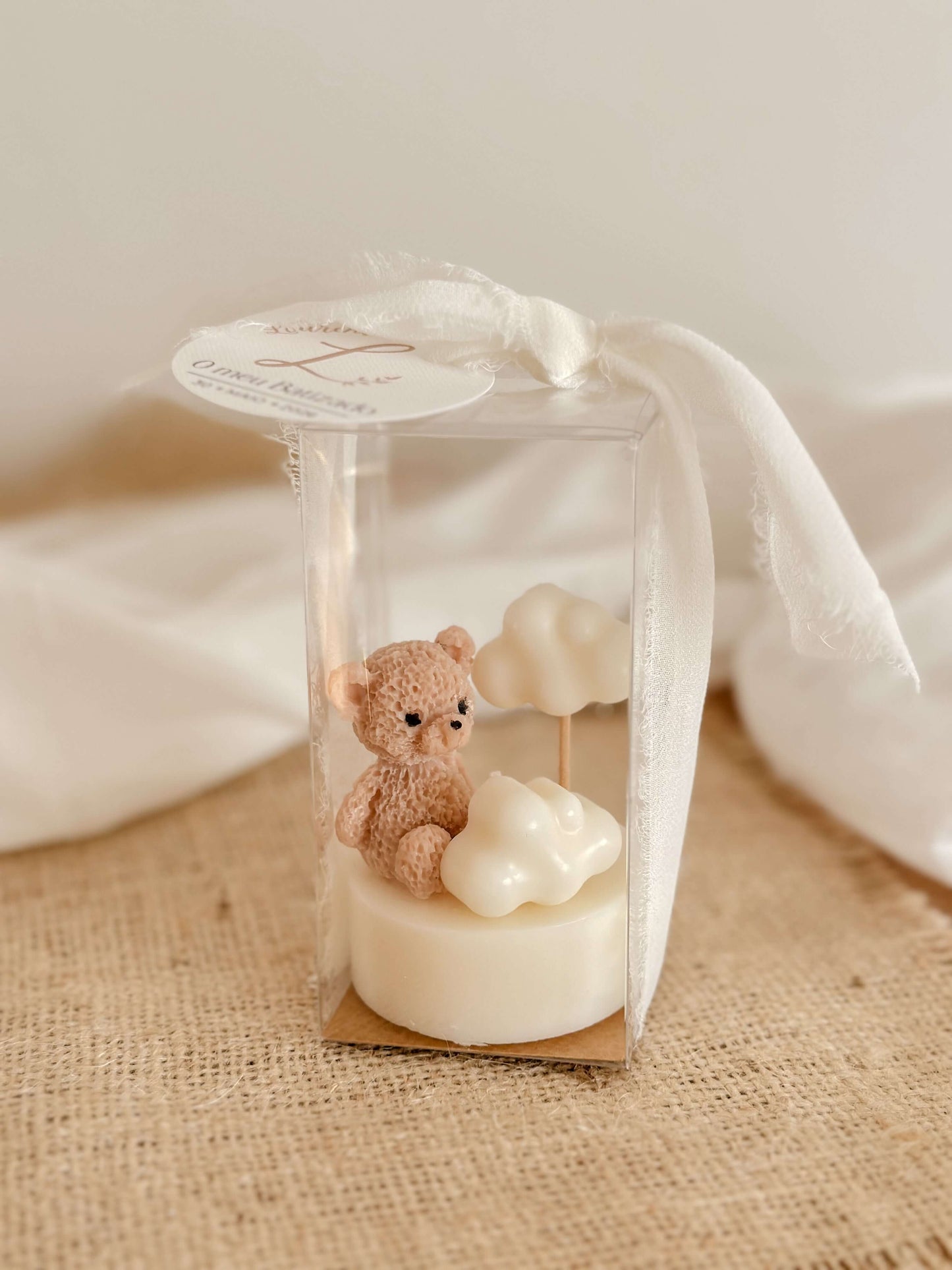 Mini Vela Ursinho & Nuvens | Batizados & Baby Shower