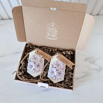 Set de 2 Colgantes de Cera Perfumada | Sueños de Lavanda