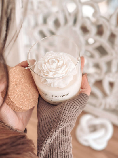 Botanical Candle | White Peony | Midnight Jasmine 400g
