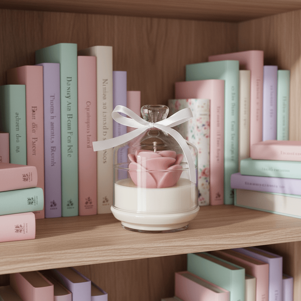 Vela Rosa Encantada | Rosa