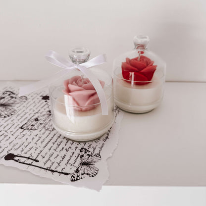 Enchanted Rose Candle | Red